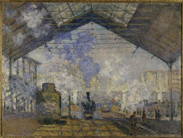 Claude Monet La Gare Saint-Lazare de Claude Monet China oil painting art